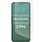 Folie protectie Bizon Glass Hydrogel compatibila cu Nothing Phone (3a) / (3a) Pro / CMF Phone 2 Pro, Transparent 6 - lerato.ro