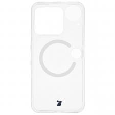 Carcasa Bizon CrystalO cu MagSafe compatibila cu Nothing Phone (3), Transparent