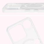 Carcasa Bizon CrystalO cu MagSafe compatibila cu Nothing Phone (3), Transparent 5 - lerato.ro