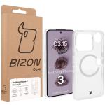 Carcasa Bizon CrystalO cu MagSafe compatibila cu Nothing Phone (3), Transparent 8 - lerato.ro