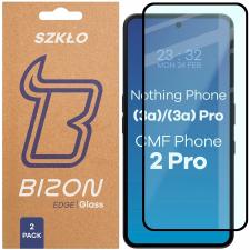 Set 2 folii sticla securizata Bizon Glass Edge Duo compatibile cu Nothing Phone (3a) / (3a) Pro / CMF Phone 2 Pro, Negru