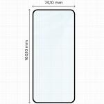 Set 2 folii sticla securizata Bizon Glass Edge Duo compatibile cu Nothing Phone (3a) / (3a) Pro / CMF Phone 2 Pro, Negru 3 - lerato.ro