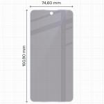 Folie sticla securizata Bizon Glass Mule Shadow Privacy compatibila cu Nothing Phone (3a), Negru 4 - lerato.ro