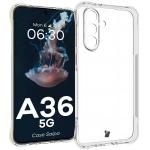 Carcasa Bizon Salpa compatibila cu Samsung Galaxy A36 5G, Transparent 3 - lerato.ro