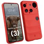 Carcasa Bizon Tur compatibila cu Nothing Phone (3), Rosu 3 - lerato.ro