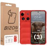 Carcasa Bizon Tur compatibila cu Nothing Phone (3), Rosu 9 - lerato.ro