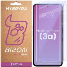 Set 2 folii sticla securizata Bizon Glass Mule Duo compatibile cu Nothing Phone (3a), Transparent