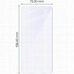 Set 2 folii sticla securizata Bizon Glass Mule Duo compatibile cu Nothing Phone (3a), Transparent 3 - lerato.ro