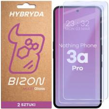 Set 2 folii sticla securizata Bizon Glass Mule Duo compatibile cu Nothing Phone (3a) Pro, Transparent
