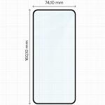 Set protectie 3in1 Bizon Glass Edge Pack, 2 folii sticla ecran + 1 folie sticla camera foto, compatibil cu Nothing Phone (3a), Negru 3 - lerato.ro