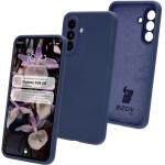 Carcasa Bizon Soft compatibila cu Samsung Galaxy A36 5G, Dark Blue 3 - lerato.ro