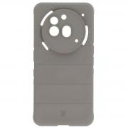 Carcasa Bizon Tur compatibila cu Nothing Phone (3a) Pro, Light Grey