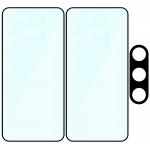 Set protectie 3in1 Bizon Glass Edge Pack, 2 folii sticla ecran + 1 folie sticla camera foto, compatibil cu Samsung Galaxy A36 5G, Negru 7 - lerato.ro