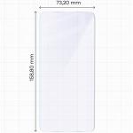 Folie sticla hibrid Bizon Glass Mule compatibila cu Samsung Galaxy A56 5G, Transparent 3 - lerato.ro