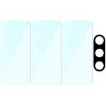 Set protectie 4in1 Bizon Glass Clear Pack, 3 folii sticla ecran + 1 folie sticla camera foto, compatibil cu Samsung Galaxy A36 5G, Transparent 7 - lerato.ro