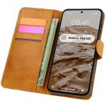 Husa flip cover Bizon Pocket compatibila cu Samsung Galaxy A56 5G, Maro 3 - lerato.ro
