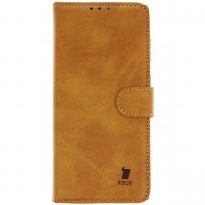 Husa flip cover Bizon Pocket compatibila cu Samsung Galaxy A56 5G, Maro