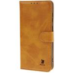 Husa flip cover Bizon Pocket compatibila cu Samsung Galaxy A56 5G, Maro 4 - lerato.ro