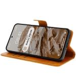 Husa flip cover Bizon Pocket compatibila cu Samsung Galaxy A56 5G, Maro 6 - lerato.ro