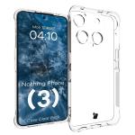 Kit protectie 3 in 1 BizonMobile Clear Pack, Carcasa Bizon Salpa si 2 folii sticla Bizon Glass Clear 2, compatibil cu Nothing Phone (3), Transparent 4 - lerato.ro