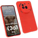 Carcasa Bizon Tur compatibila cu Nothing Phone (3a) Pro, Rosu 3 - lerato.ro