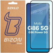 Folie sticla securizata Bizon Glass Edge 2 compatibila cu Motorola Moto G86 5G / G86 Power 5G, Negru