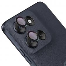 Folie sticla securizata camera foto Bizon Glass Snap Lens compatibila cu Motorola Moto G56 5G, Negru