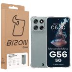 Carcasa Bizon Salpa compatibila cu Motorola Moto G56 5G, Transparent 8 - lerato.ro