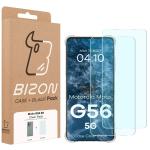 Kit protectie 3 in 1 BizonMobile Clear Pack, Carcasa Bizon Salpa si 2 folii sticla Bizon Glass Clear 2, compatibil cu Motorola Moto G56 5G, Transparent 10 - lerato.ro