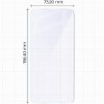 Folie sticla hibrid Bizon Glass Mule compatibila cu Samsung Galaxy A36 5G, Transparent 3 - lerato.ro