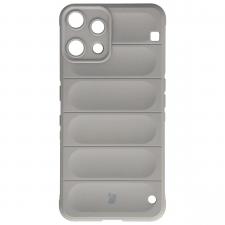 Carcasa Bizon Tur compatibila cu Nothing Phone (3a) Lite, Light Grey