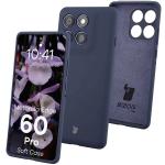 Carcasa Bizon Soft compatibila cu Motorola Edge 60 Pro, Dark Blue 3 - lerato.ro