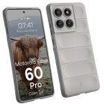 Carcasa Bizon Tur compatibila cu Motorola Edge 60 Pro, Light Grey 3 - lerato.ro