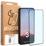 Kit protectie 2 in 1 BizonMobile, Carcasa Bizon Angelo si Folie sticla securizata Bizon Glass Edge, compatibil cu Nothing Phone (3), Negru 9 - lerato.ro