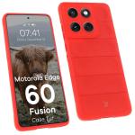 Carcasa Bizon Tur compatibila cu Motorola Edge 60 Fusion / Edge 60, Rosu 3 - lerato.ro