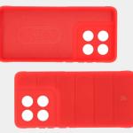 Carcasa Bizon Tur compatibila cu Motorola Edge 60 Fusion / Edge 60, Rosu 7 - lerato.ro