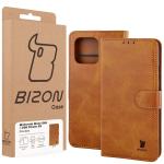 Husa flip cover Bizon Pocket compatibila cu Motorola Moto G86 5G / G86 Power 5G, Maro 7 - lerato.ro