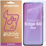 Set 2 folii sticla hibrid Bizon Glass Mule Duo compatibile cu Motorola Edge 60 Neo, Transparent 2 - lerato.ro
