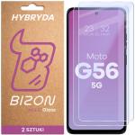 Set 2 folii sticla securizata Bizon Glass Mule Duo compatibile cu Motorola Moto G56 5G, Transparent 2 - lerato.ro