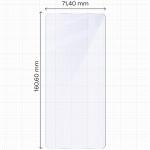 Set 2 folii sticla securizata Bizon Glass Mule Duo compatibile cu Motorola Moto G56 5G, Transparent 3 - lerato.ro