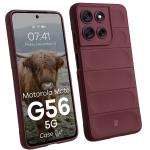 Carcasa Bizon Soft compatibila cu Motorola Moto G56 5G, Dark Purple 3 - lerato.ro