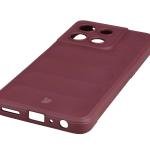 Carcasa Bizon Soft compatibila cu Motorola Moto G56 5G, Dark Purple 4 - lerato.ro
