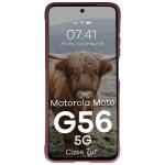 Carcasa Bizon Soft compatibila cu Motorola Moto G56 5G, Dark Purple 6 - lerato.ro