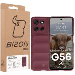 Carcasa Bizon Soft compatibila cu Motorola Moto G56 5G, Dark Purple 9 - lerato.ro