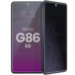 Folie sticla securizata Bizon Glass Mule Shadow Privacy compatibila cu Motorola Moto G86 5G, Negru 3 - lerato.ro