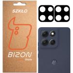 Set 2 folii sticla securizata camera foto Bizon Glass Lens compatibile cu Motorola Moto G86 5G, Negru 3 - lerato.ro
