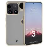 Kit protectie 2 in 1 BizonMobile, Carcasa Bizon Angelo si Folie sticla securizata Bizon Glass Edge, compatibil cu Nothing Phone (3), Bej 4 - lerato.ro