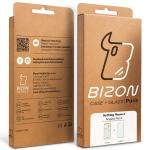 Kit protectie 2 in 1 BizonMobile, Carcasa Bizon Angelo si Folie sticla securizata Bizon Glass Edge, compatibil cu Nothing Phone (3), Bej 10 - lerato.ro