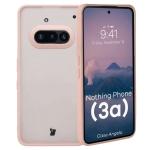 Carcasa Bizon Angelo compatibila cu Nothing Phone (3a), Transparent / Roz 3 - lerato.ro