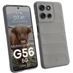 Carcasa Bizon Tur compatibila cu Motorola Moto G56 5G, Light Grey 3 - lerato.ro